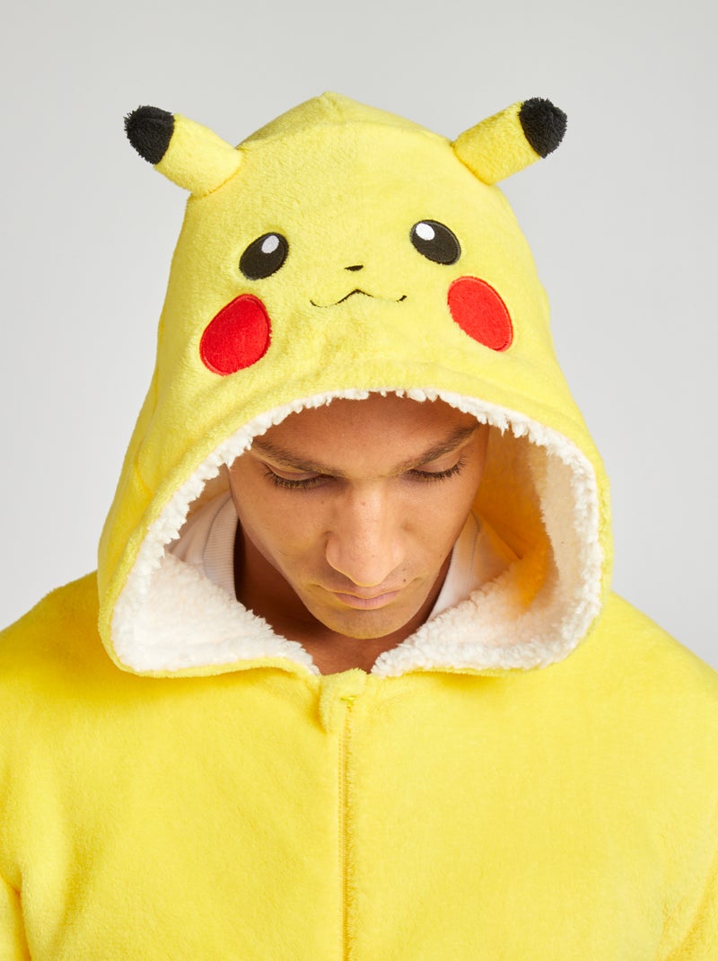 Tuta lunga in pile 'Pikachu' 'Pokémon' GIALLO - Kiabi
