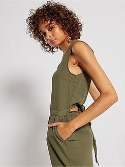 Tuta morbida con schiena scoperta - Kiabi