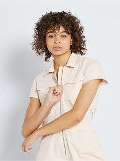 Tuta morbida con zip - Kiabi