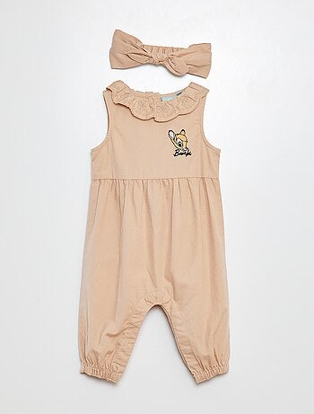 Tuta pantalone 'Bambi' 'Disney' + fascia per capelli - 2 pezzi
