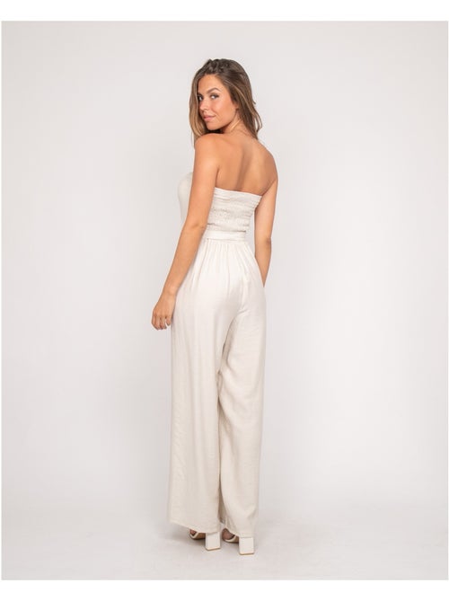 Tuta pantalone bustier EVILIA - Kiabi