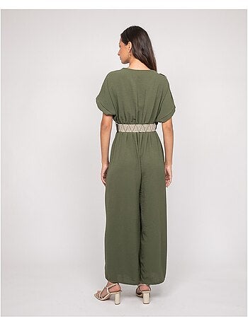 Tuta pantalone cache-cœur EVALA