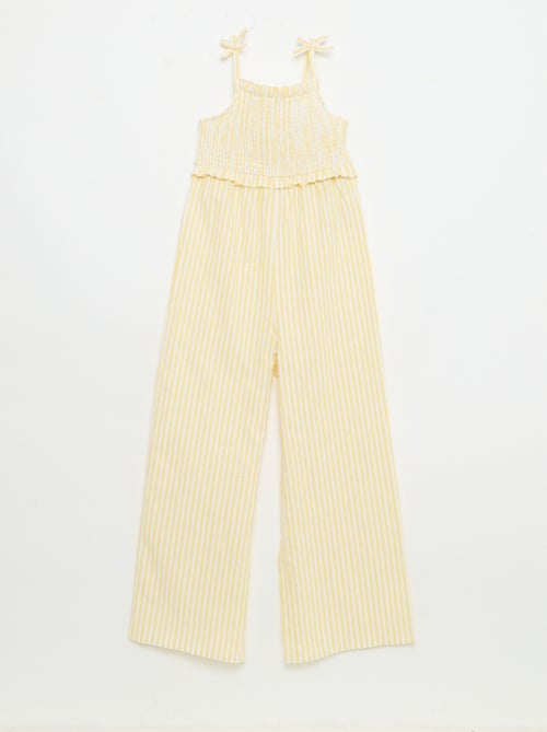 Tuta pantalone con bretelle - Kiabi