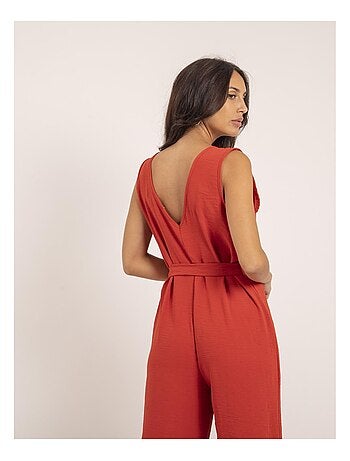 Tuta pantalone con cintura elea