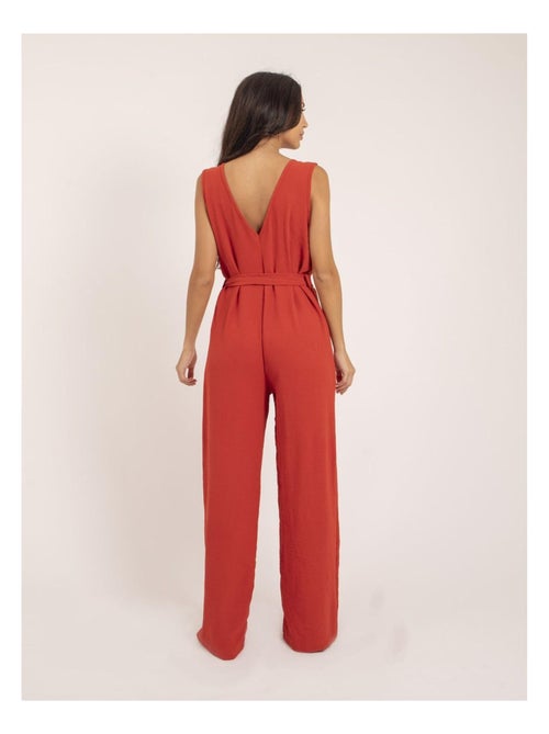 Tuta pantalone con cintura elea - Kiabi