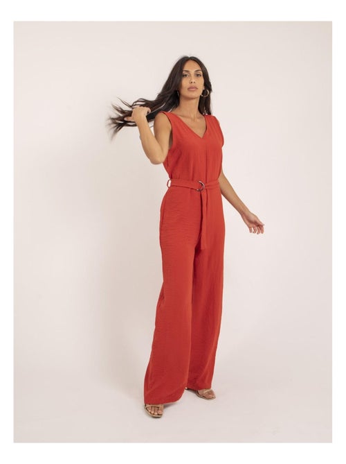 Tuta pantalone con cintura elea - Kiabi