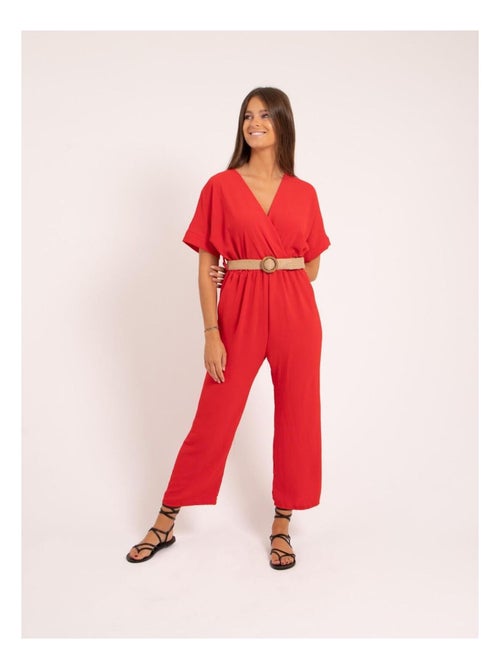 Tuta pantalone con cintura ELRIDA - Kiabi