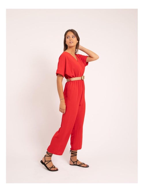 Tuta pantalone con cintura ELRIDA - Kiabi