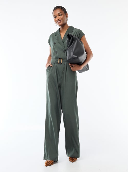 Tuta pantalone con cintura in vita - Kiabi