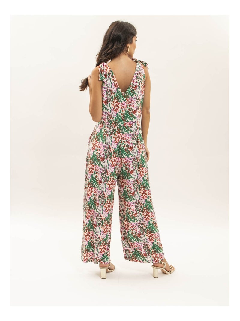 Tuta pantalone con motivi ERMANIA Verde - Kiabi