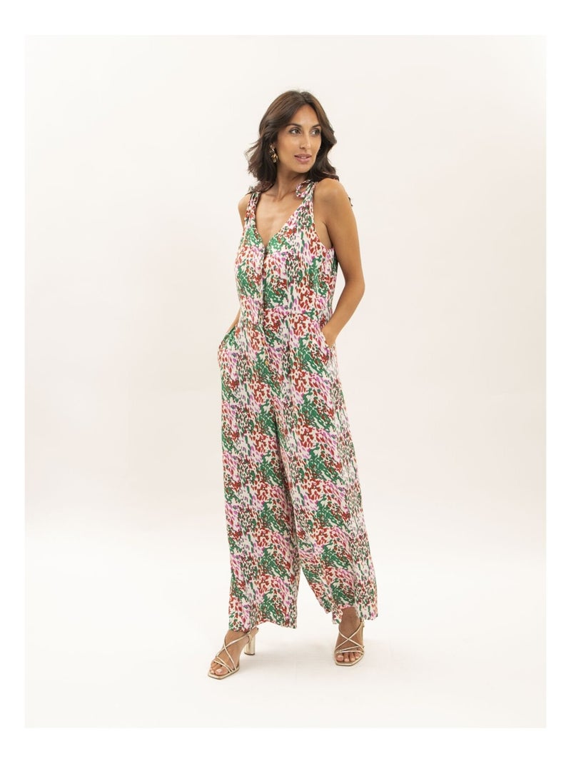 Tuta pantalone con motivi ERMANIA Verde - Kiabi