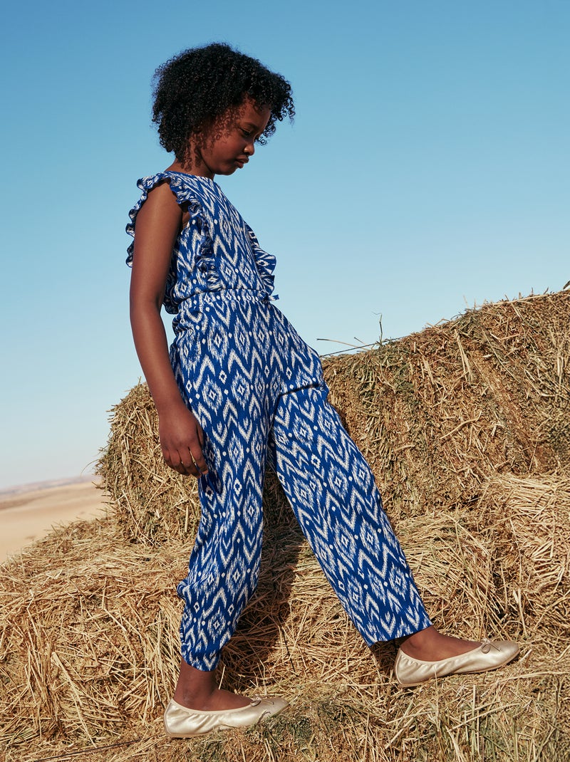 Tuta pantalone con motivo Blu - Kiabi