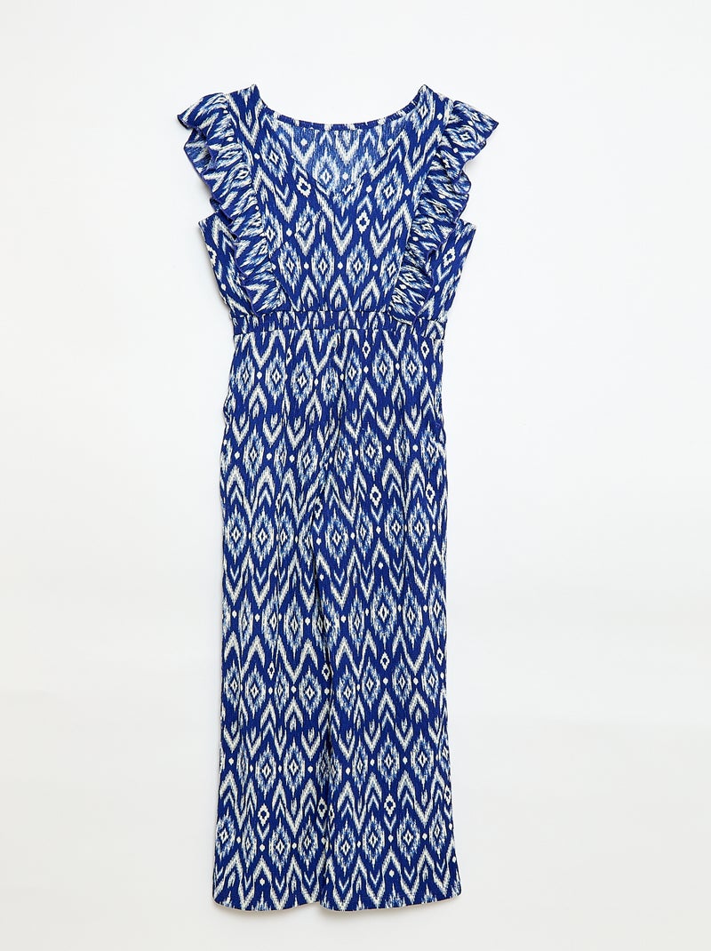 Tuta pantalone con motivo Blu - Kiabi
