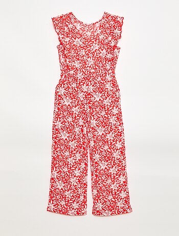 Tuta pantalone con motivo