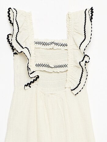 Tuta pantalone con volant