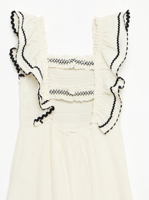 Tuta pantalone con volant - Kiabi