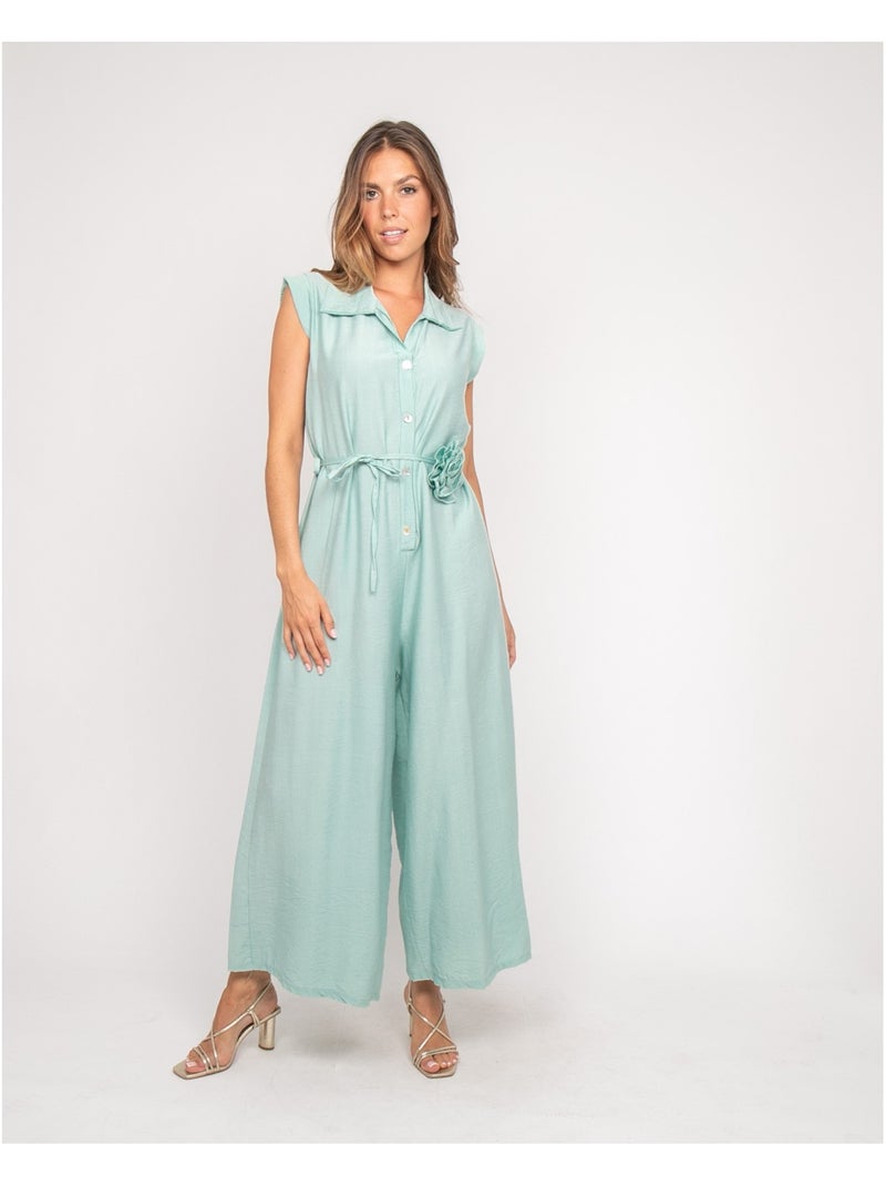 Tuta pantalone EMANU Verde acqua - Kiabi