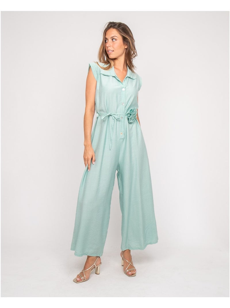 Tuta pantalone EMANU Verde acqua - Kiabi