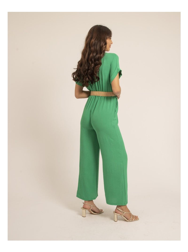 Tuta pantalone et ceinture EDERNIE Verde - Kiabi