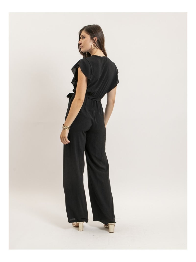 Tuta pantalone fluida ERIVIA Nero - Kiabi