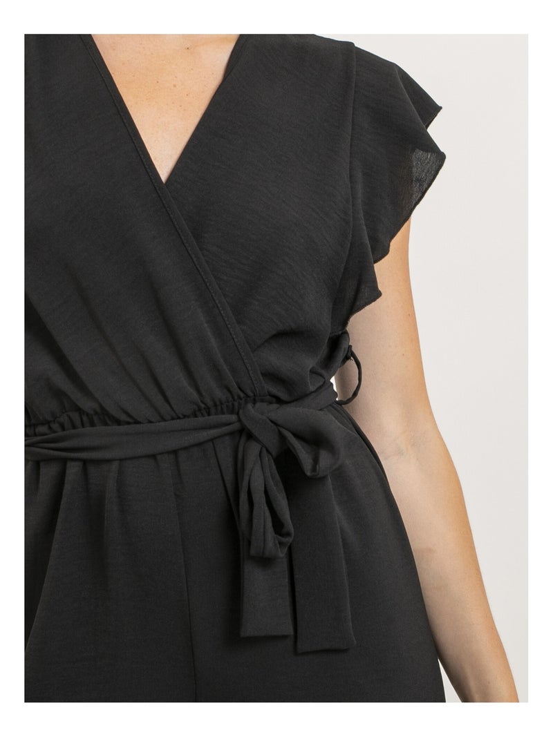 Tuta pantalone fluida ERIVIA Nero - Kiabi