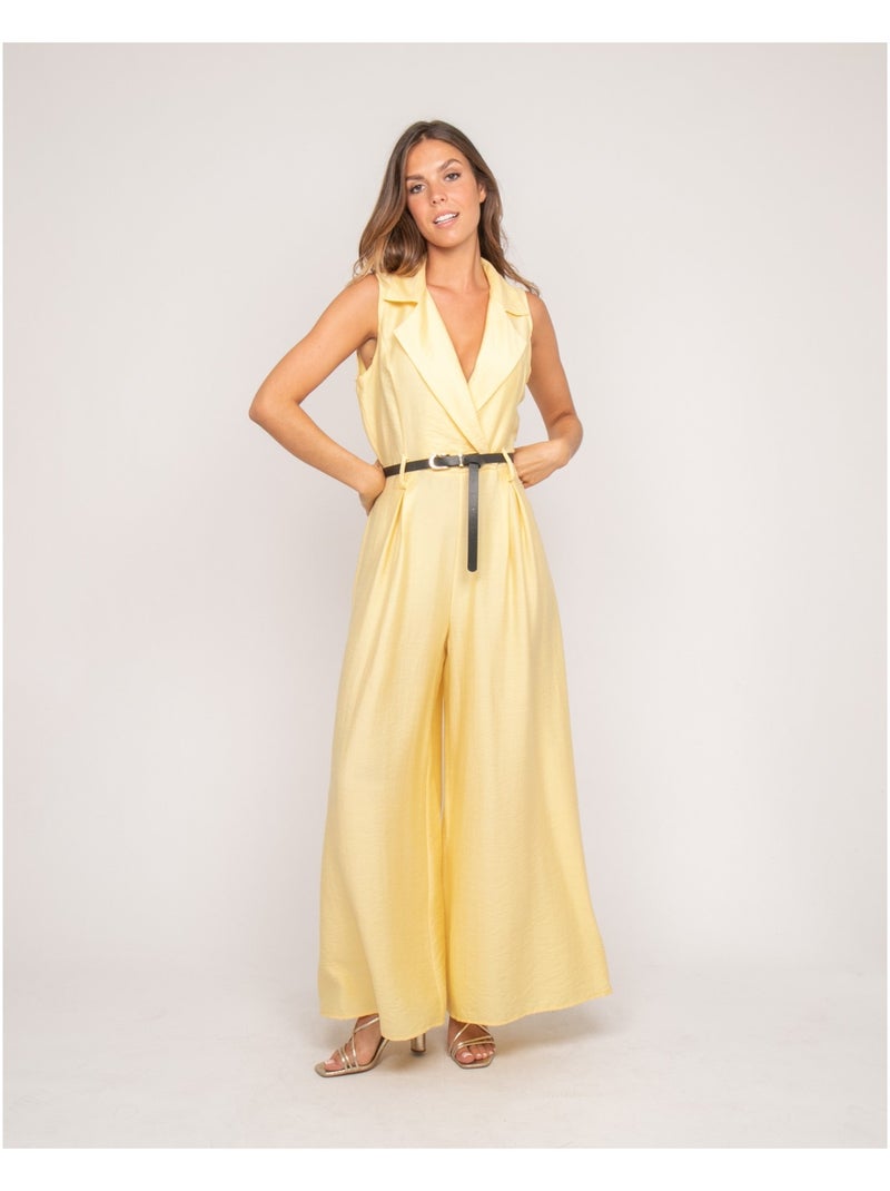 Tuta pantalone fluida EZINE Giallo - Kiabi