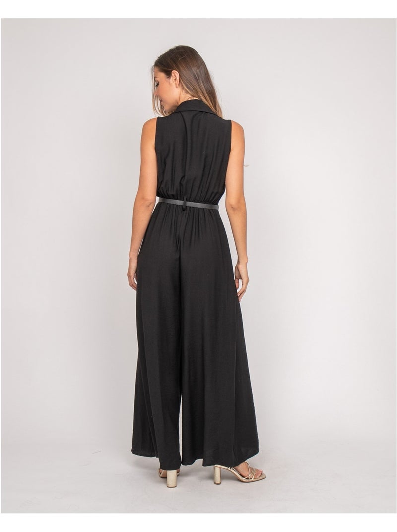 Tuta pantalone fluida EZINE Nero - Kiabi