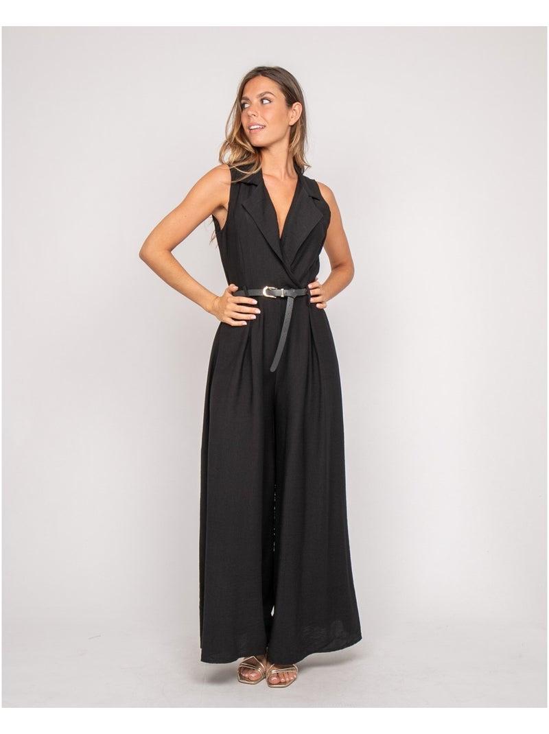 Tuta pantalone fluida EZINE Nero - Kiabi