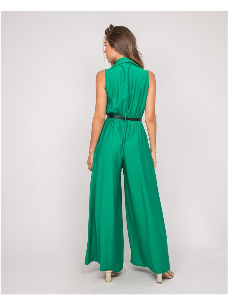 Tuta pantalone fluida EZINE Verde - Kiabi