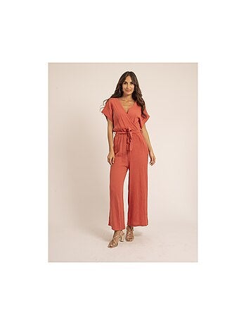 Tuta pantalone gaze de coton EROLIE