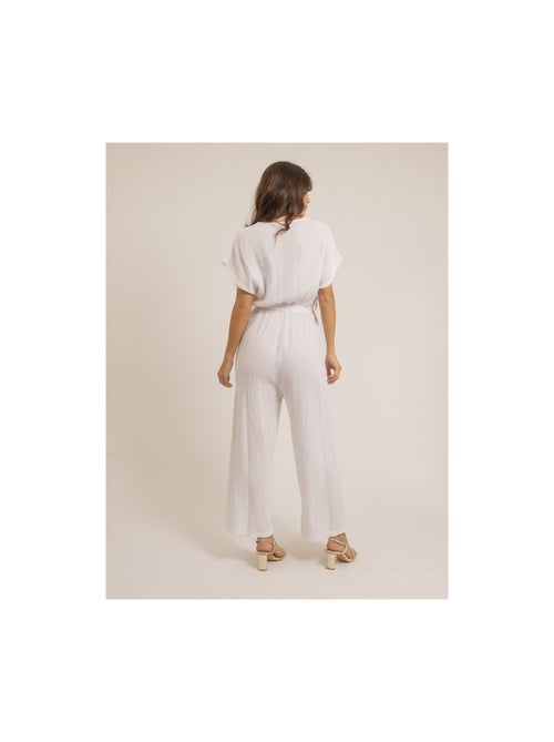 Tuta pantalone gaze de coton EROLIE - Kiabi