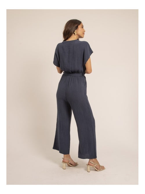 Tuta pantalone gaze de coton EROLIE - Kiabi