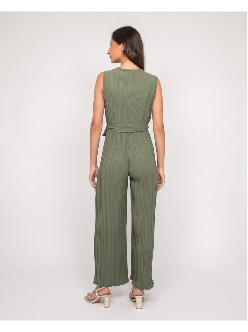 Tuta pantalone plissettata EKIA Cachi - Kiabi