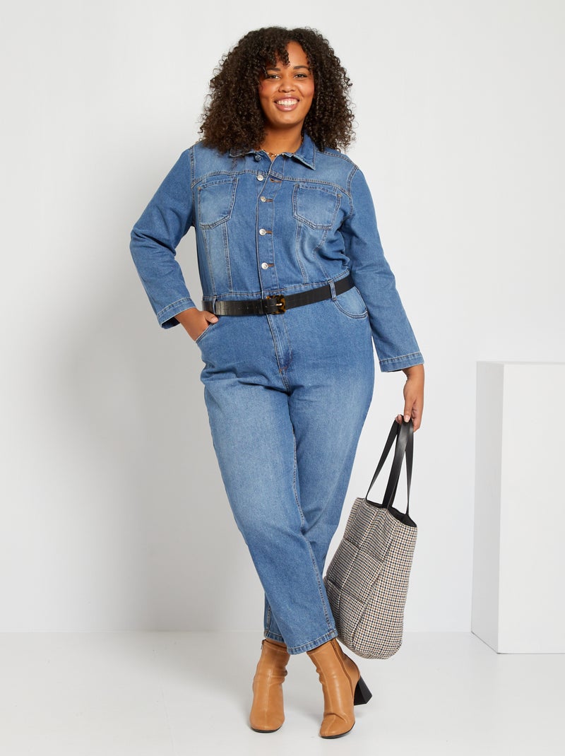 Tuta-pantaloni denim BLU - Kiabi