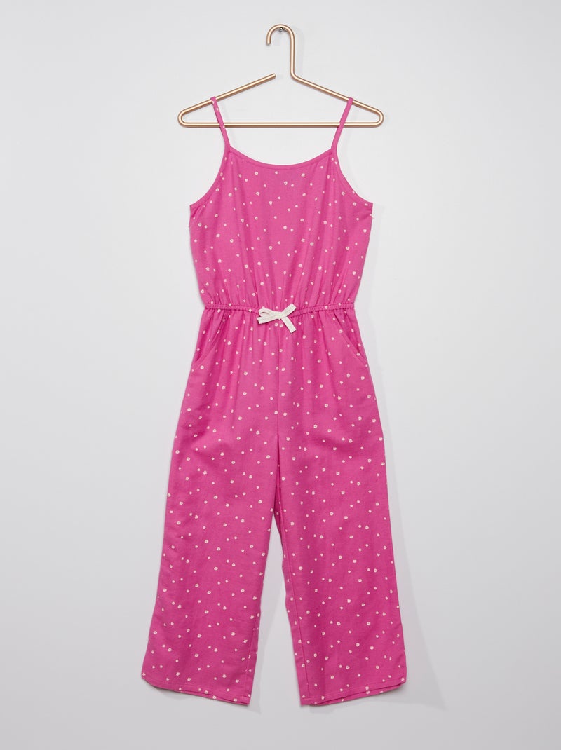 Tuta pantaloni larghi ROSA - Kiabi