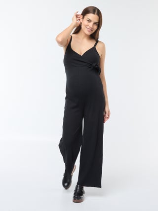 Tuta pré-maman in maglia a coste