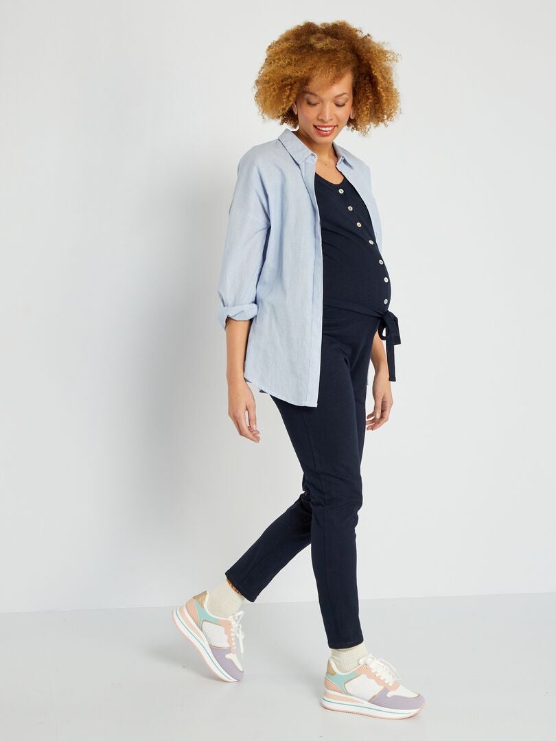 Pantaloncini Premaman ASDIIT - Sportivi Con Tasca E Cintura Regolabile - Foto 6