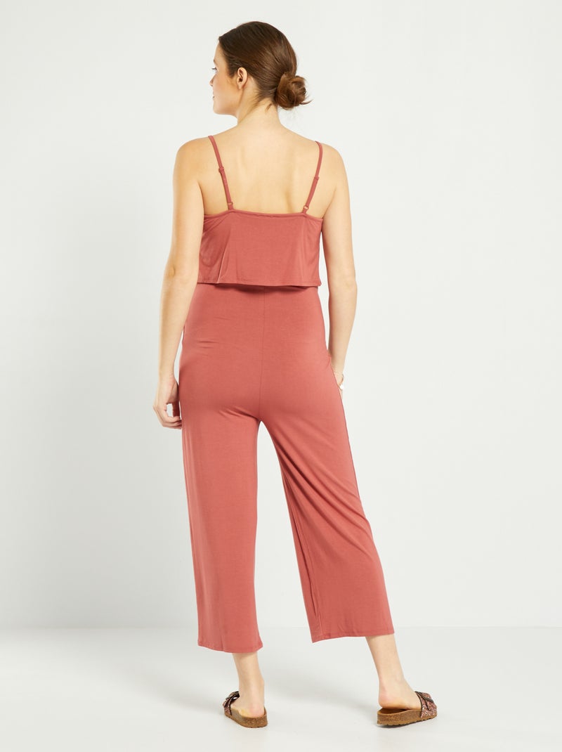 PRETTODAY Top Senza Maniche Con Spalline – Donna – Rosso – XS, Morbido In Cotone