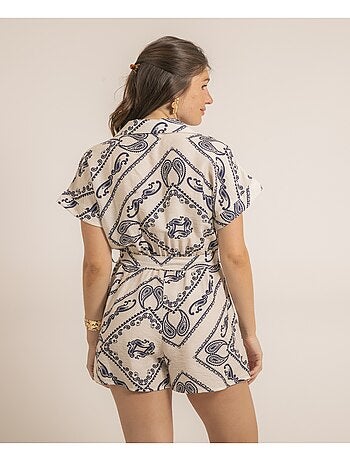 Tuta-short con motivi XELENE