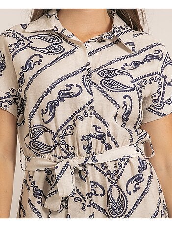Tuta-short con motivi XELENE