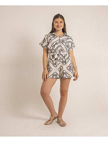 Tuta-short con motivi XELENE
