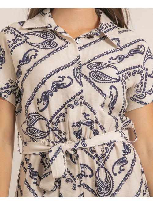 Tuta-short con motivi XELENE - Kiabi