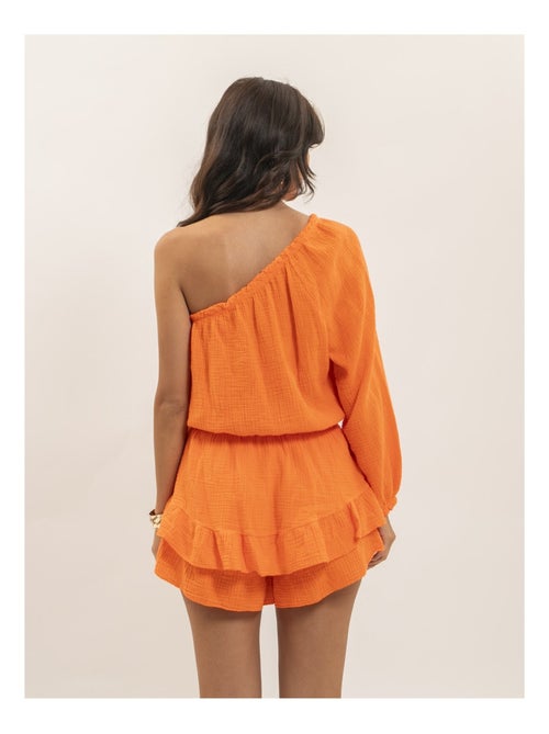 Tuta-short in garza di cotone XITONIA - Kiabi