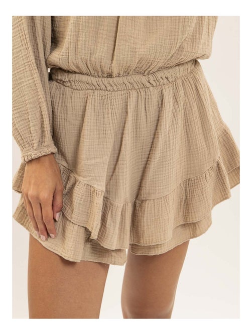 Tuta-short in garza di cotone XITONIA - Kiabi