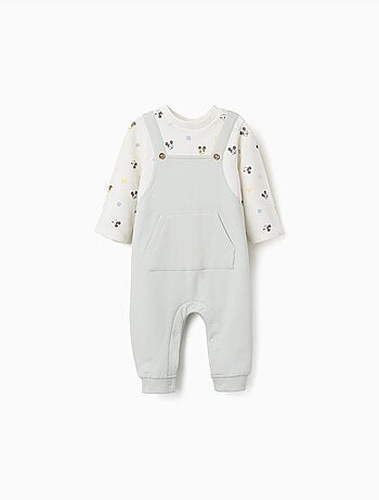 Tuta spazzolata a manica lunga con Mickey