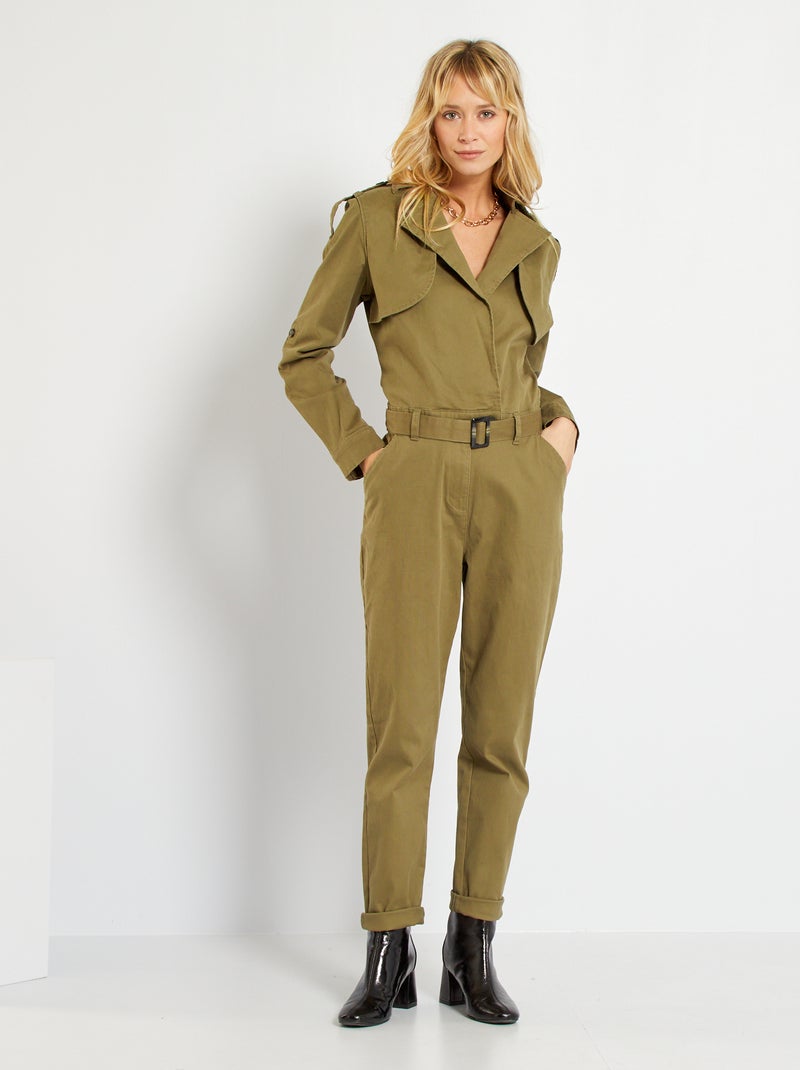 Tuta stile militare KAKI - Kiabi
