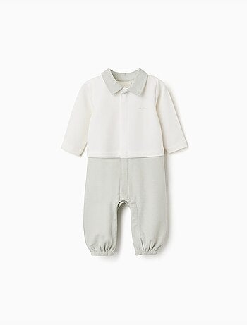 Tutina a coste senza piedi in cotone