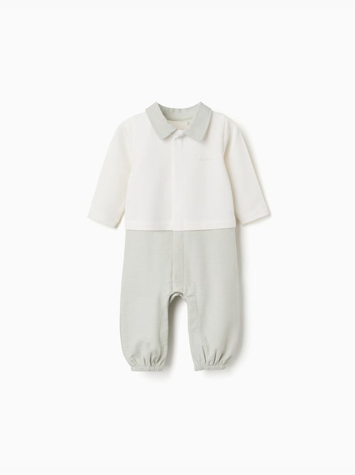 Tutina a coste senza piedi in cotone - Kiabi