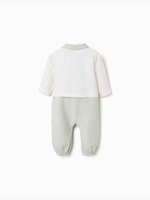 Tutina a coste senza piedi in cotone - Kiabi