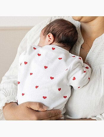 Tutina a maniche lunghe - cuori